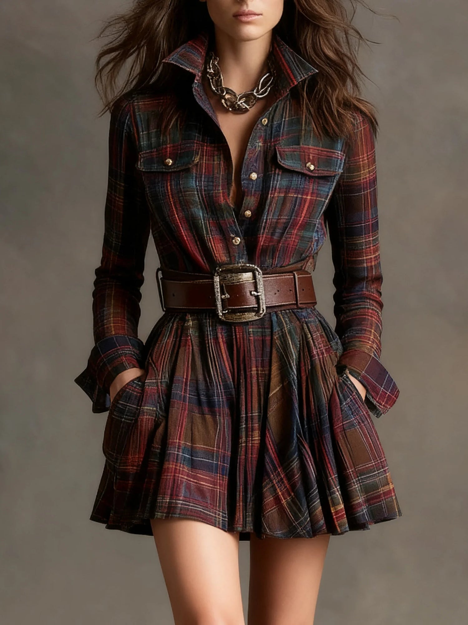 Rosalie Vale™ | The Westhaven Check Dress