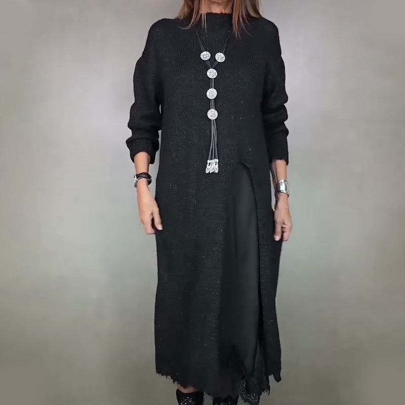 Briar Lune™ | Casual Slit &amp; Suspender Lace Midi Set