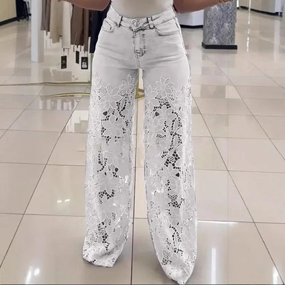 Camden Lace™ | Hollow-Out Wide Legs